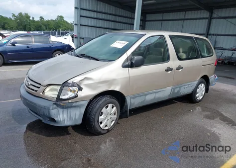 2003 Toyota Sienna Ce z USA, uszkodzony, nr VIN 4T3ZF19C23U533976